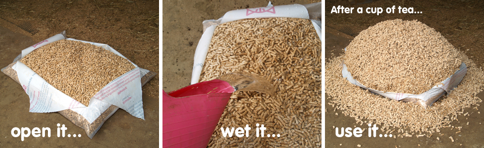 open it… wet it… use it…